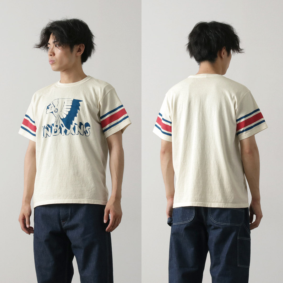 GOOD ON(グッドオン) ヴィンテージスリーブ インディアン S/S Tシャツ