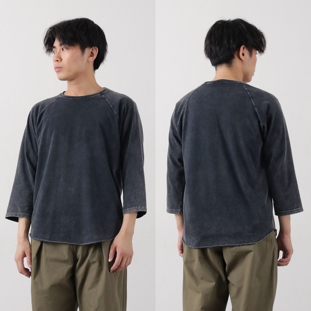 GOOD ON(グッドオン) ヴィンテージダイ ベースボールTシャツ