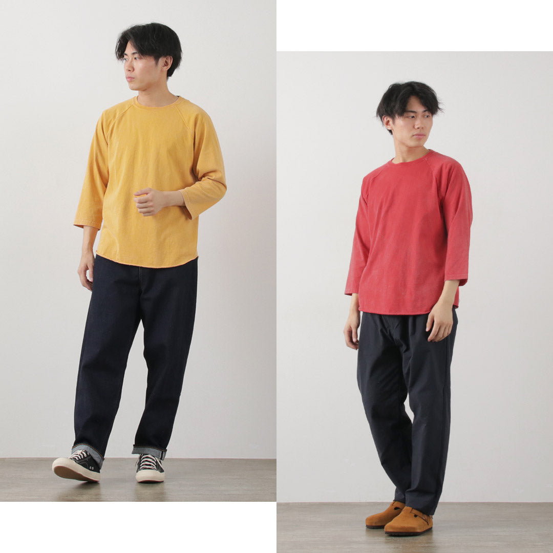 GOOD ON(グッドオン) ヴィンテージダイ ベースボールTシャツ
