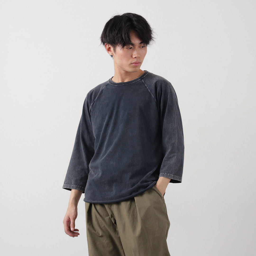 GOOD ON(グッドオン) ヴィンテージダイ ベースボールTシャツ