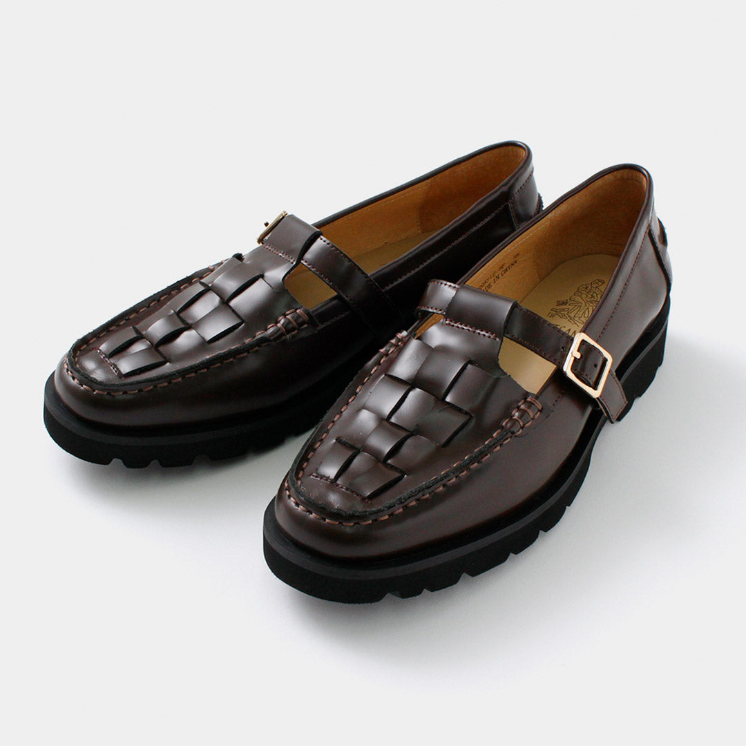 ARTESANOS(アルテサノス) Tストラップ メッシュ ローファー