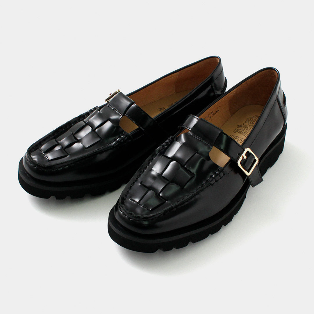 ARTESANOS(アルテサノス) Tストラップ メッシュ ローファー