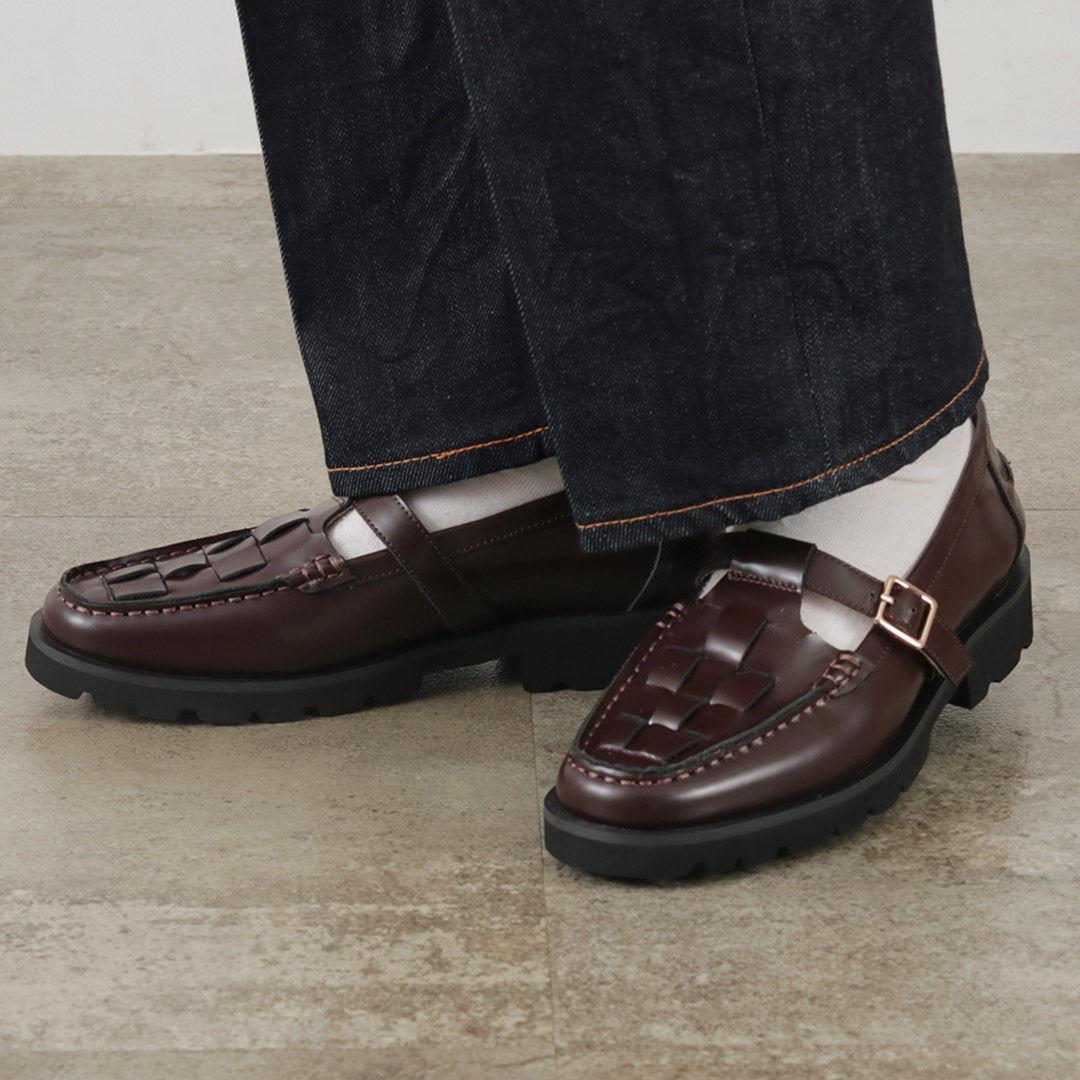 ARTESANOS(アルテサノス) Tストラップ メッシュ ローファー