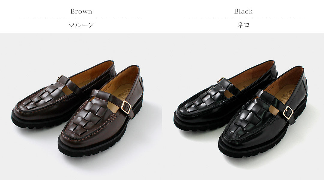 ARTESANOS(アルテサノス) Tストラップ メッシュ ローファー