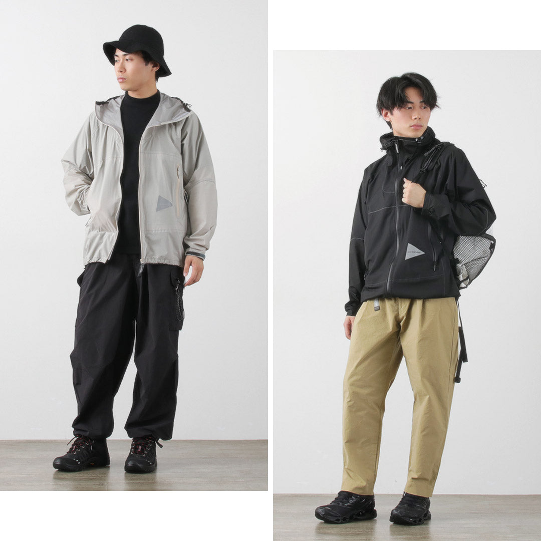 AND WANDER(アンドワンダー) 3レイヤー ウルトラライト レインジャケット