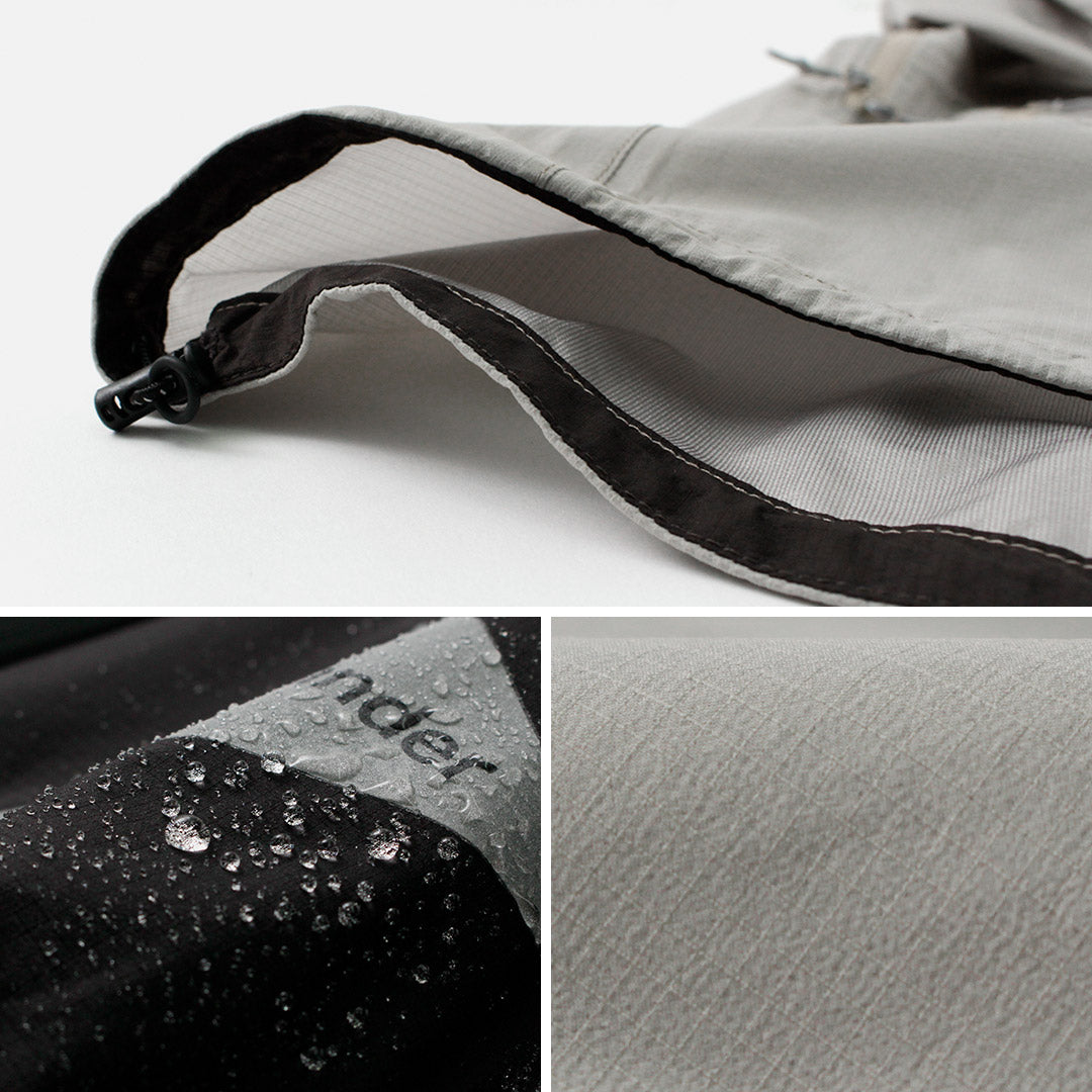 AND WANDER(アンドワンダー) 3レイヤー ウルトラライト レインジャケット