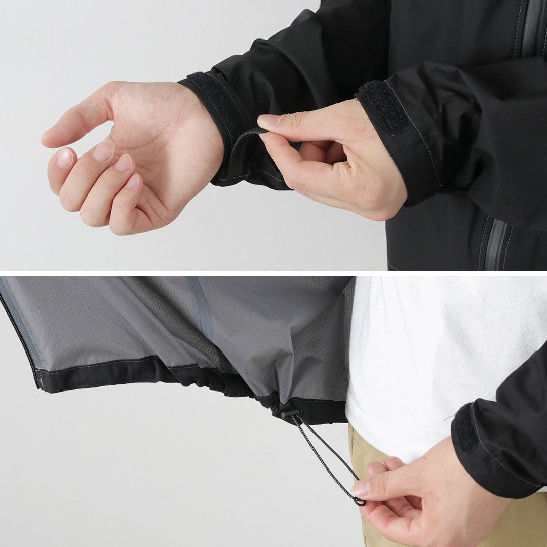 AND WANDER(アンドワンダー) 3レイヤー ウルトラライト レインジャケット