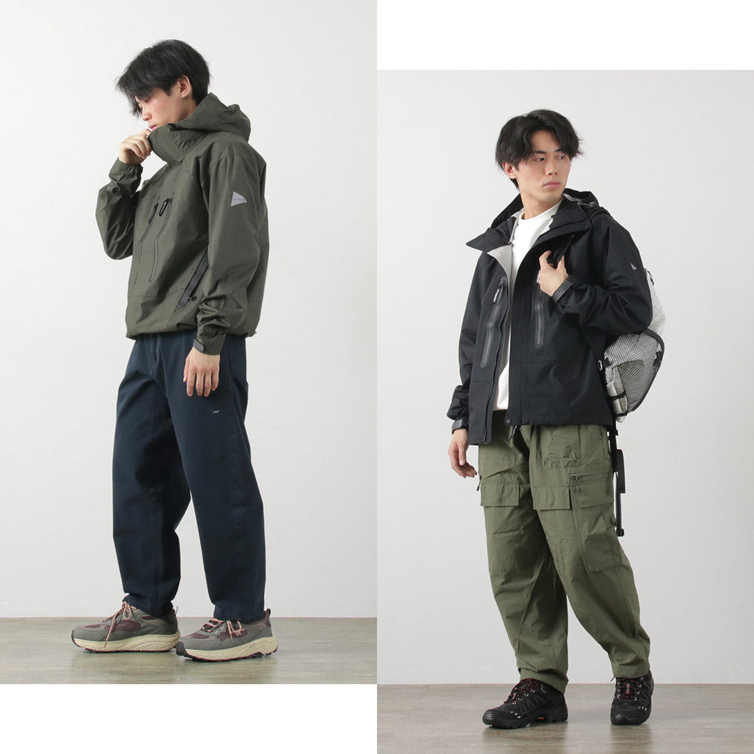 AND WANDER(アンドワンダー) 2.5レイヤー ハイカー レインジャケット