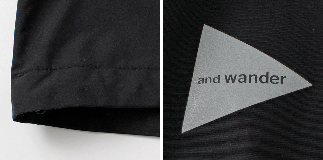 AND WANDER(アンドワンダー) 2.5レイヤー ハイカー レインジャケット
