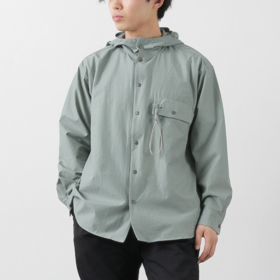 AND WANDER(アンドワンダー) ドライ ブリザブル フーディー