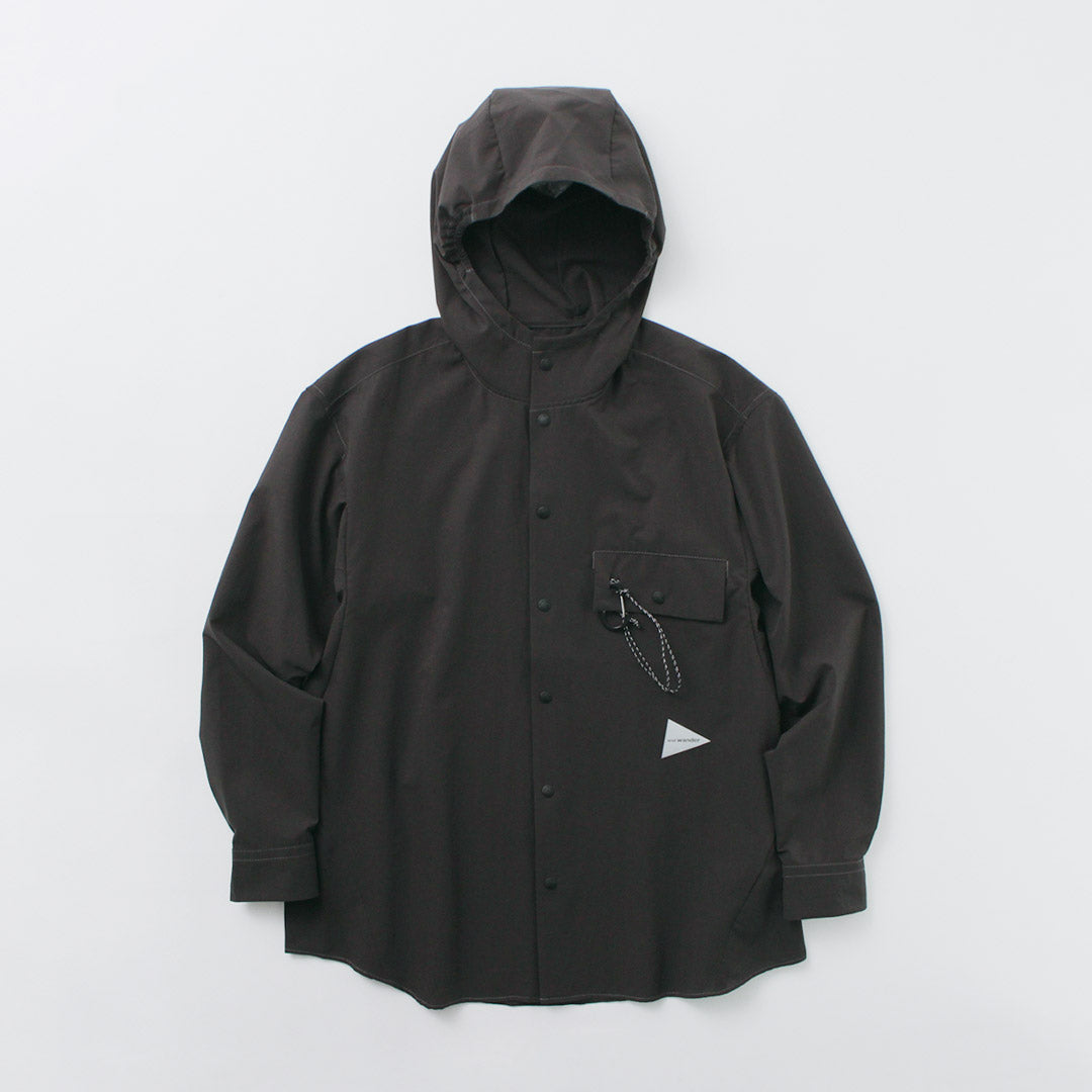 AND WANDER(アンドワンダー) ドライ ブリザブル フーディー