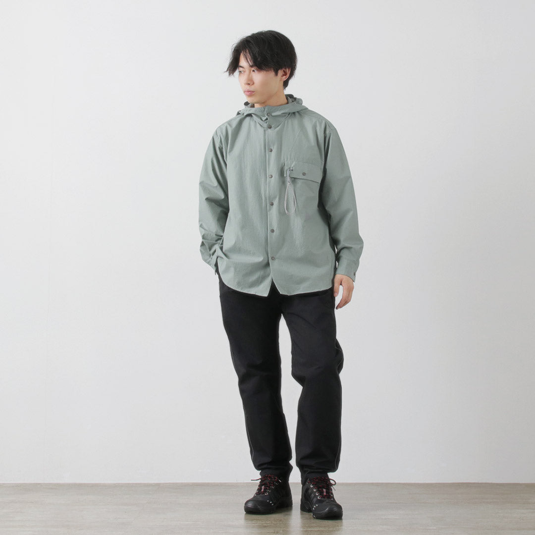 AND WANDER(アンドワンダー) ドライ ブリザブル フーディー