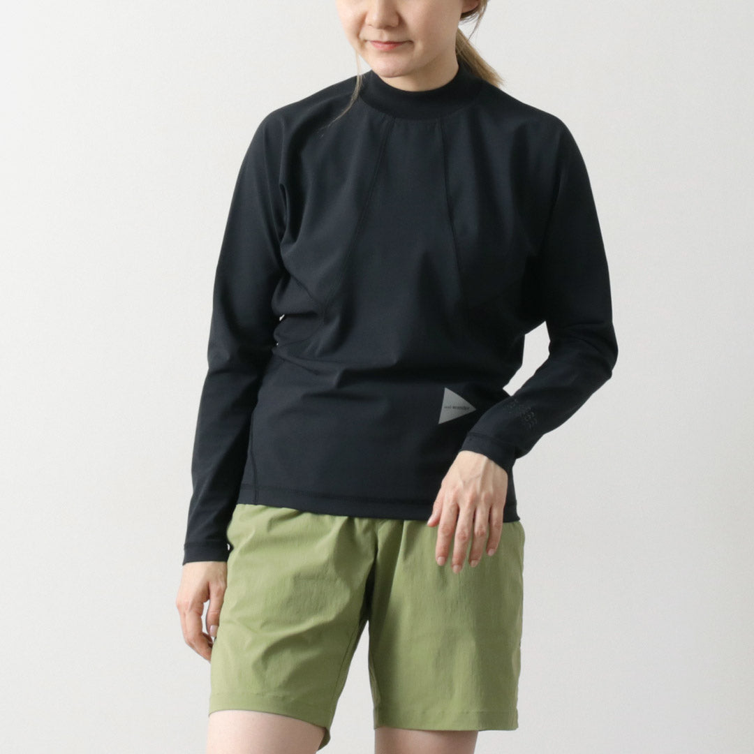 AND WANDER(アンドワンダー) ラッシュガード W