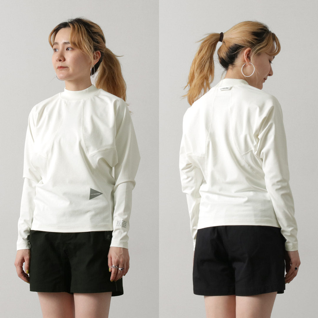 AND WANDER(アンドワンダー) ラッシュガード W
