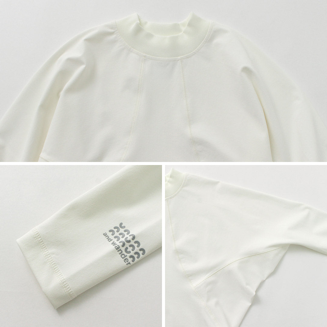 AND WANDER(アンドワンダー) ラッシュガード W