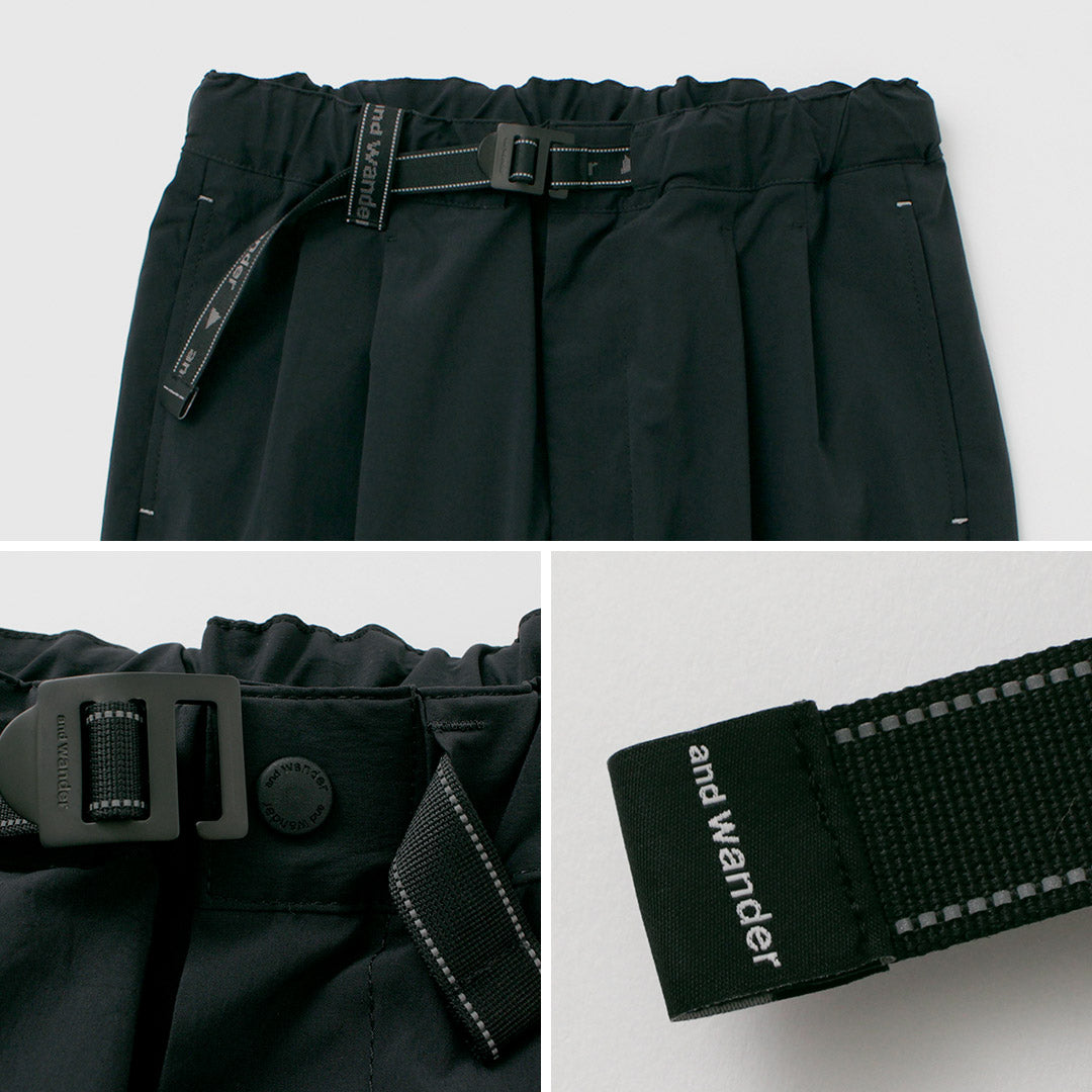 【20%OFF】AND WANDER(アンドワンダー) UVカット ストレッチパンツ W 2024年モデル