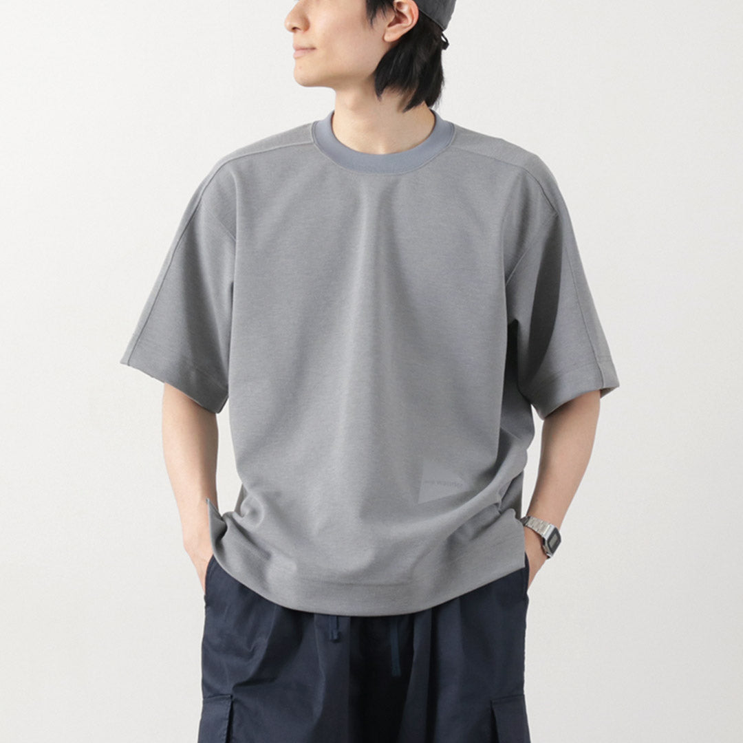 AND WANDER(アンドワンダー) UVカット ドライ ショートスリーブTシャツ