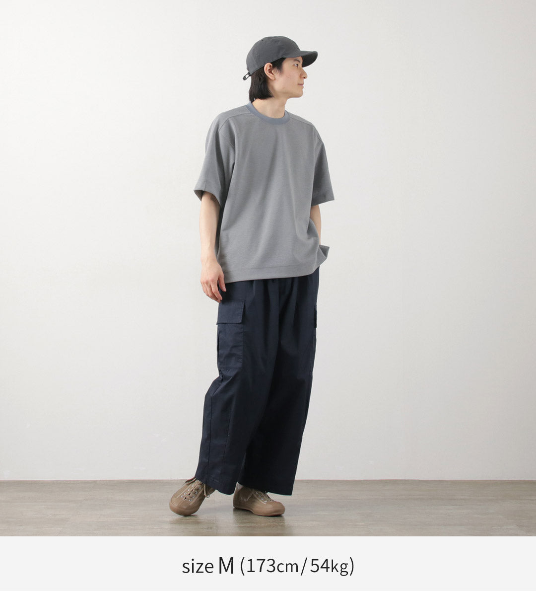 AND WANDER(アンドワンダー) UVカット ドライ ショートスリーブTシャツ