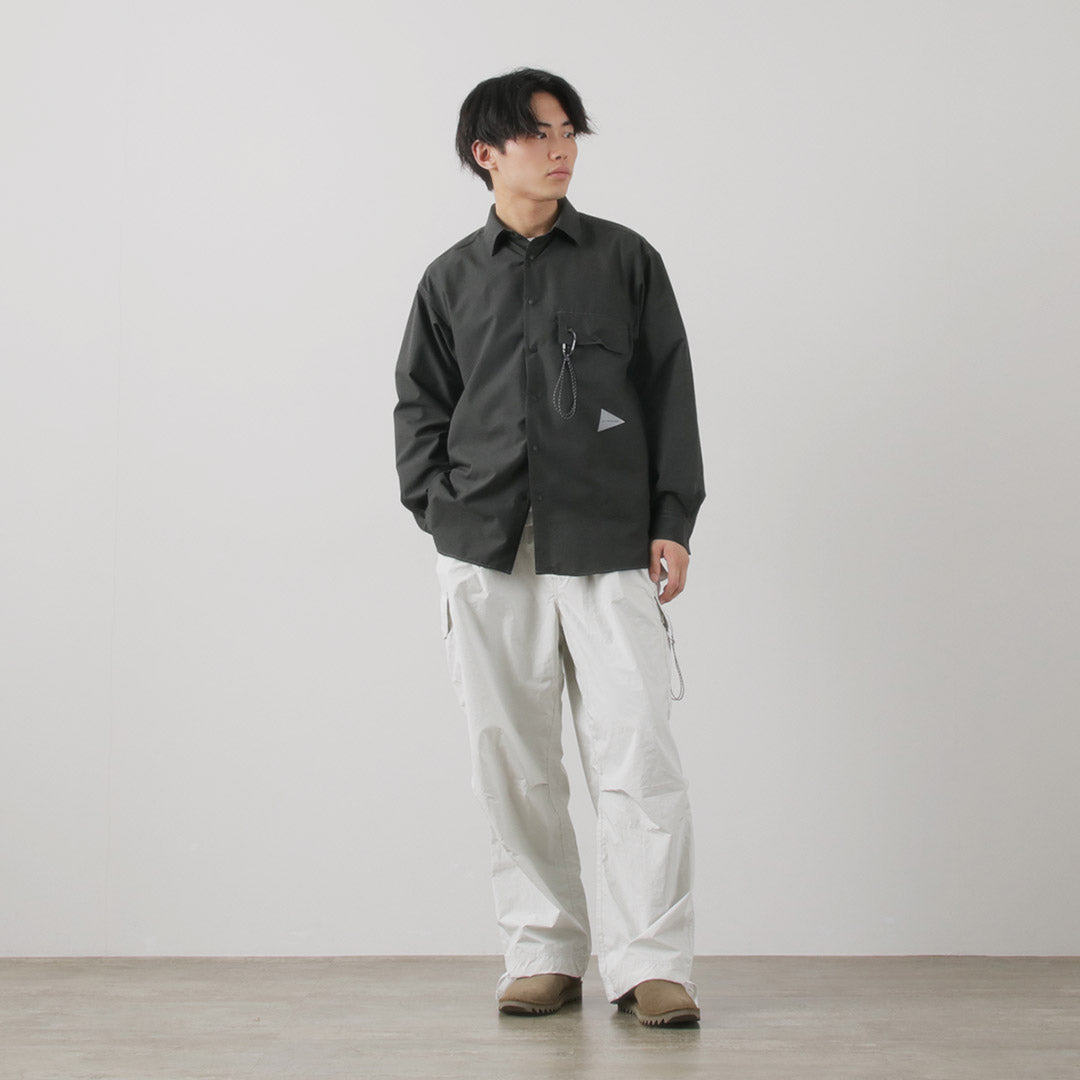 【30%OFF】AND WANDER(アンドワンダー) オーバーサイズ カーゴパンツ 2023年モデル