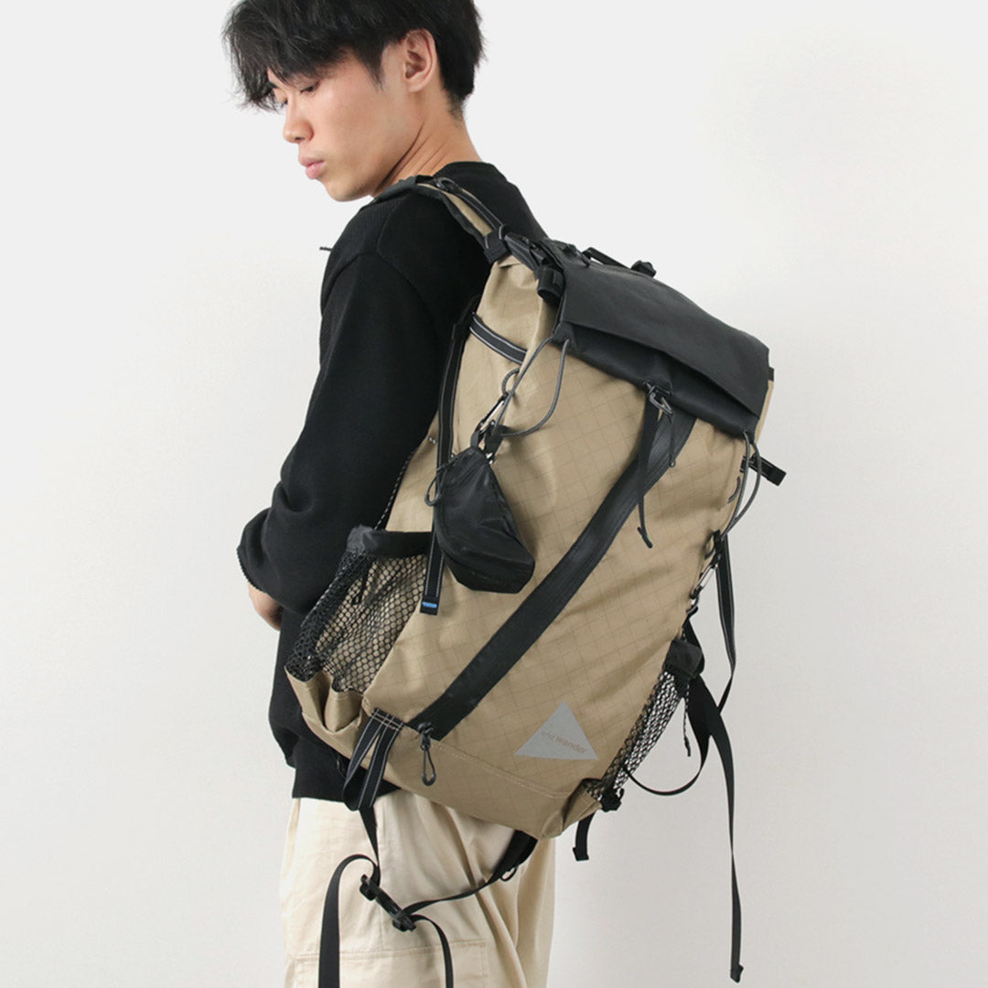 AND WANDER(アンドワンダー) エコパック 30L バックパック
