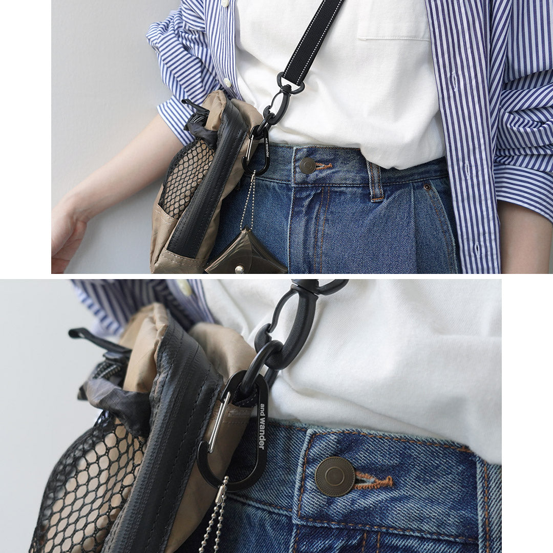 AND WANDER(アンドワンダー) ミニカラビナ セット