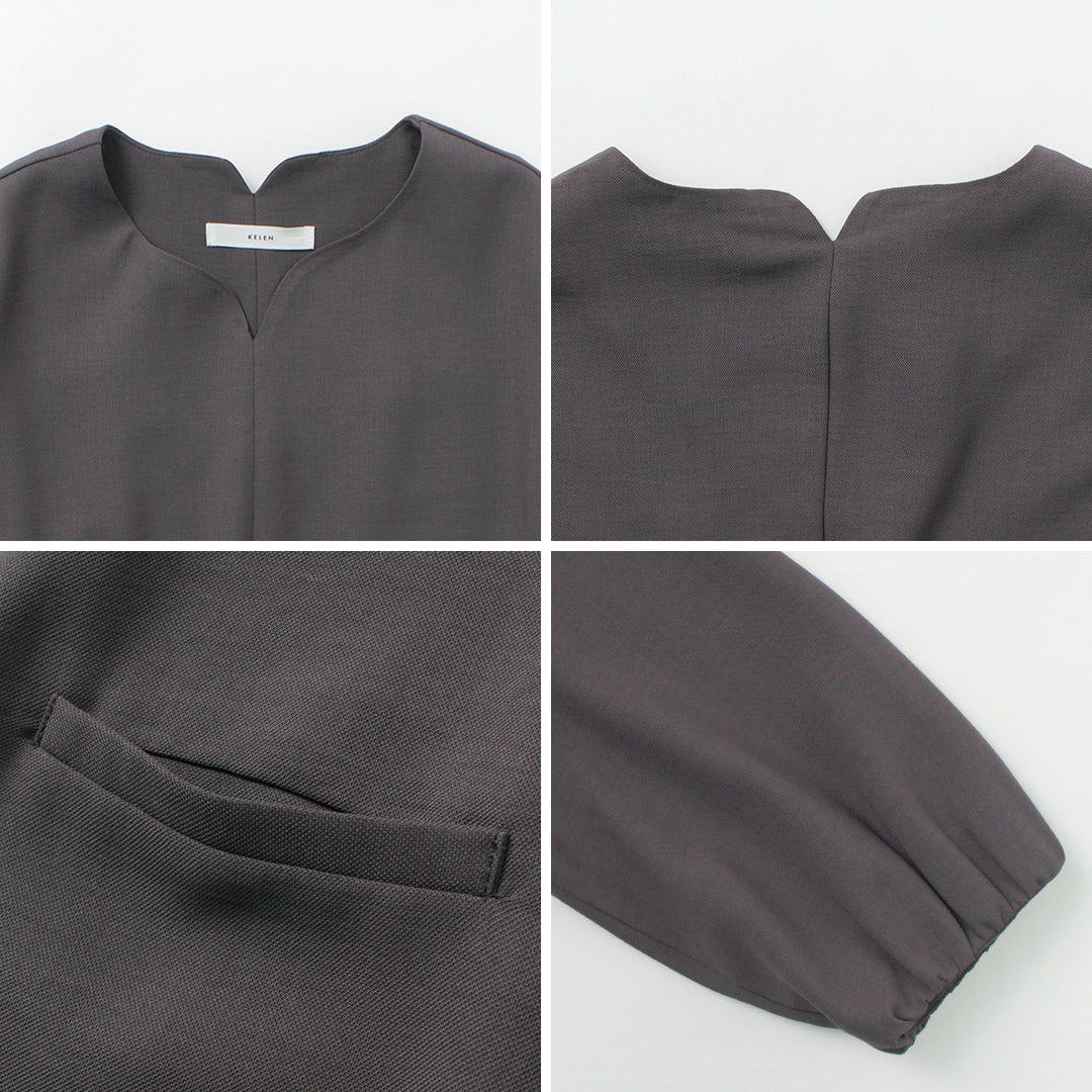 【50%OFF】KELEN(ケレン) LECOL デザインネック ドレス