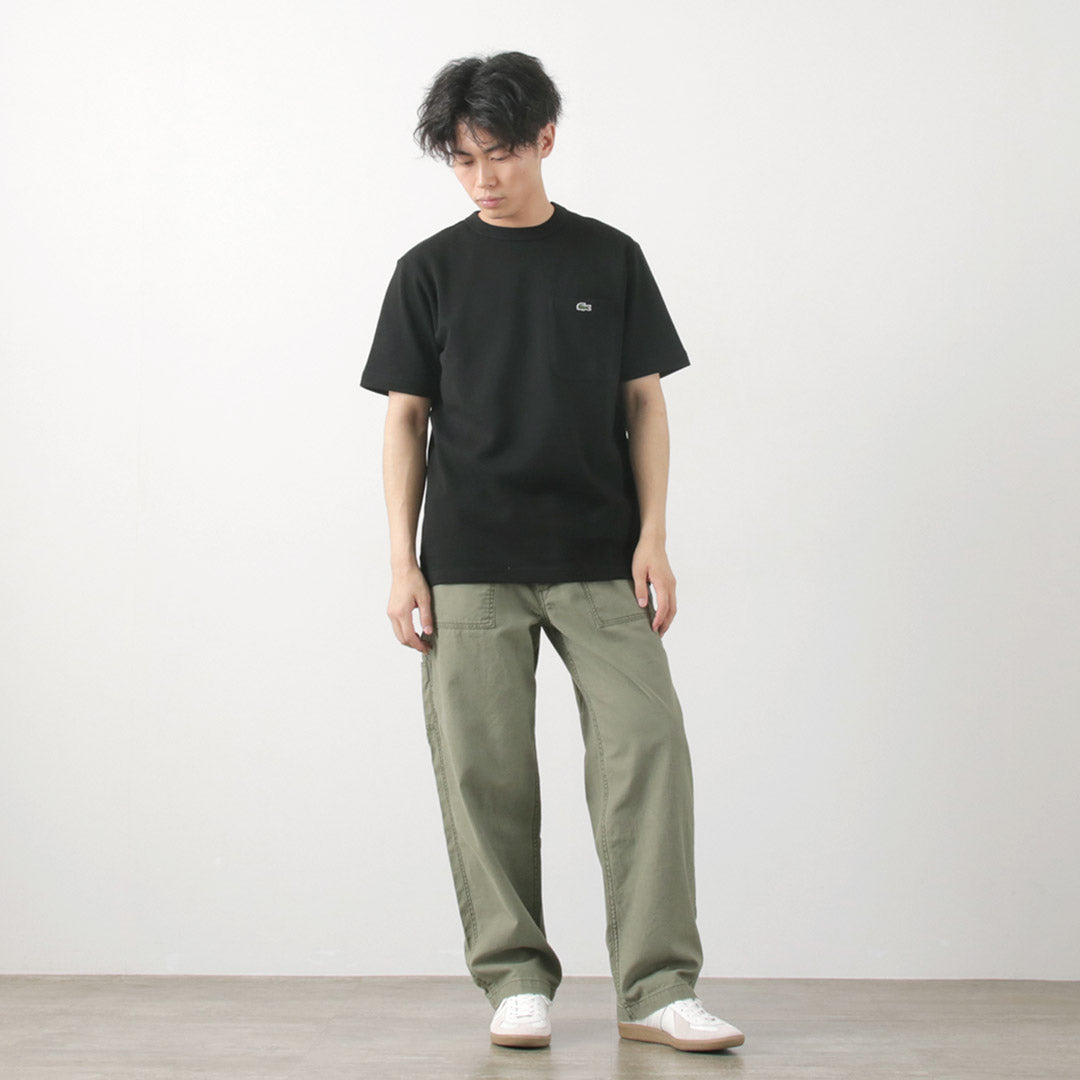 LACOSTE(ラコステ) 鹿の子 ポケットTシャツ