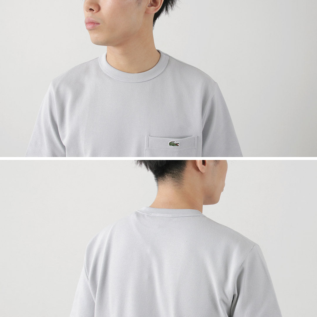 LACOSTE(ラコステ) 鹿の子 ポケットTシャツ