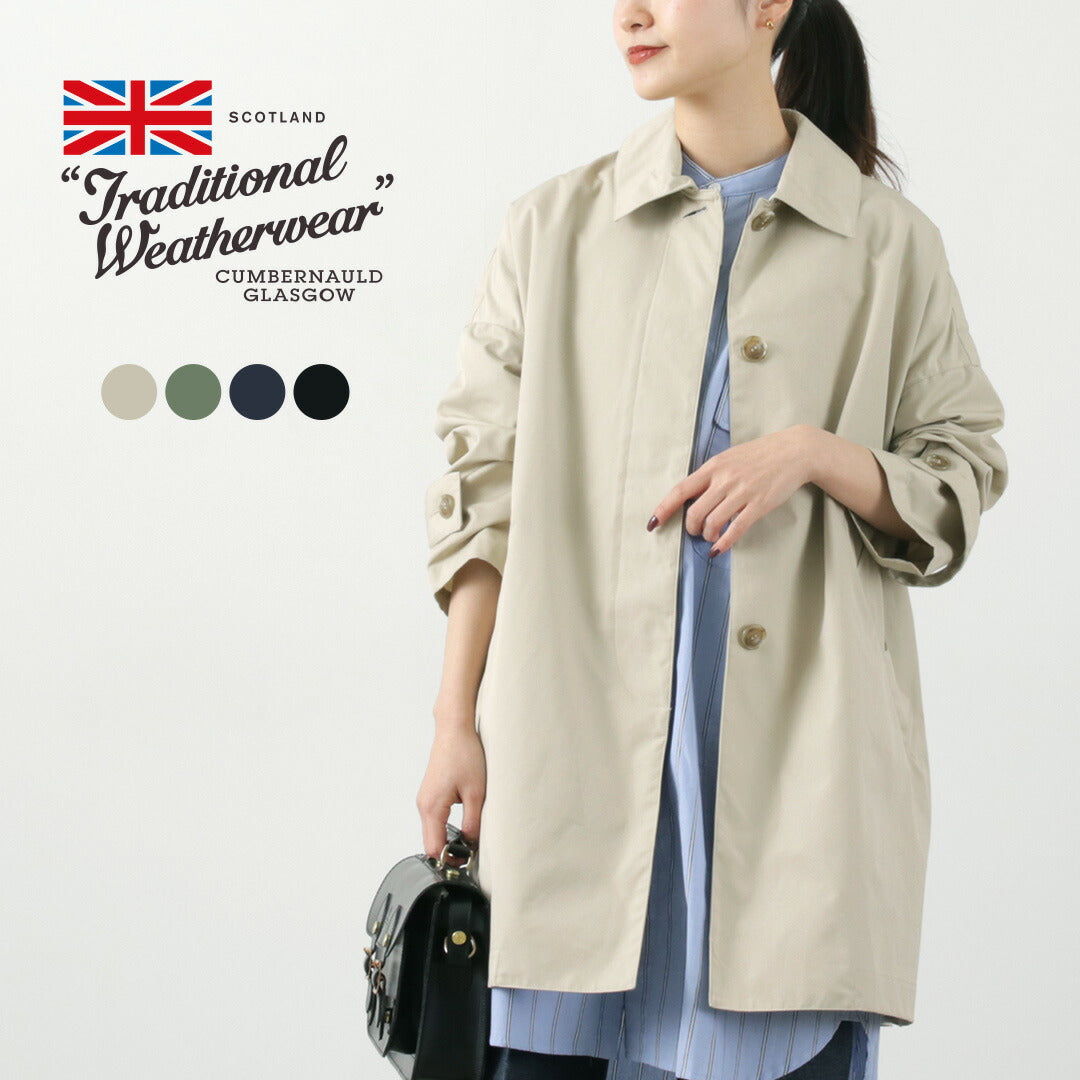 TRADITIONAL WEATHERWEAR(トラディショナル ウェザーウェア) マールトン ドロップショルダー オーバーサイズ ショートコート
