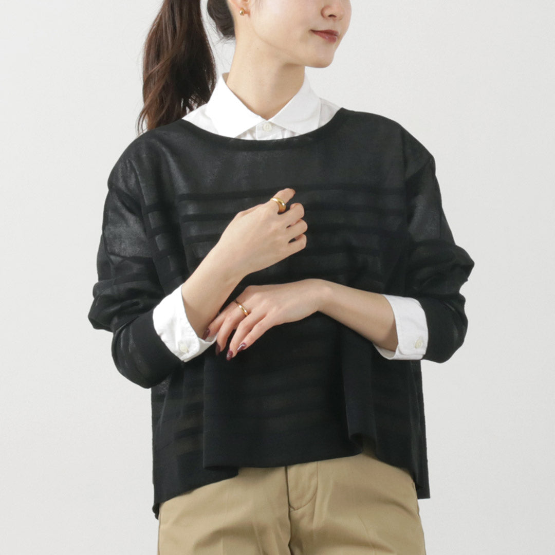 TRADITIONAL WEATHERWEAR(トラディショナル ウェザーウェア) BMB ニット シアー バスクシャツ
