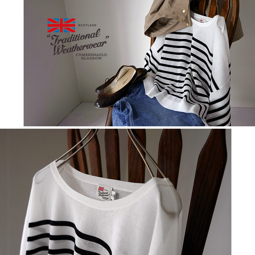 TRADITIONAL WEATHERWEAR(トラディショナル ウェザーウェア) BMB ニット シアー バスクシャツ