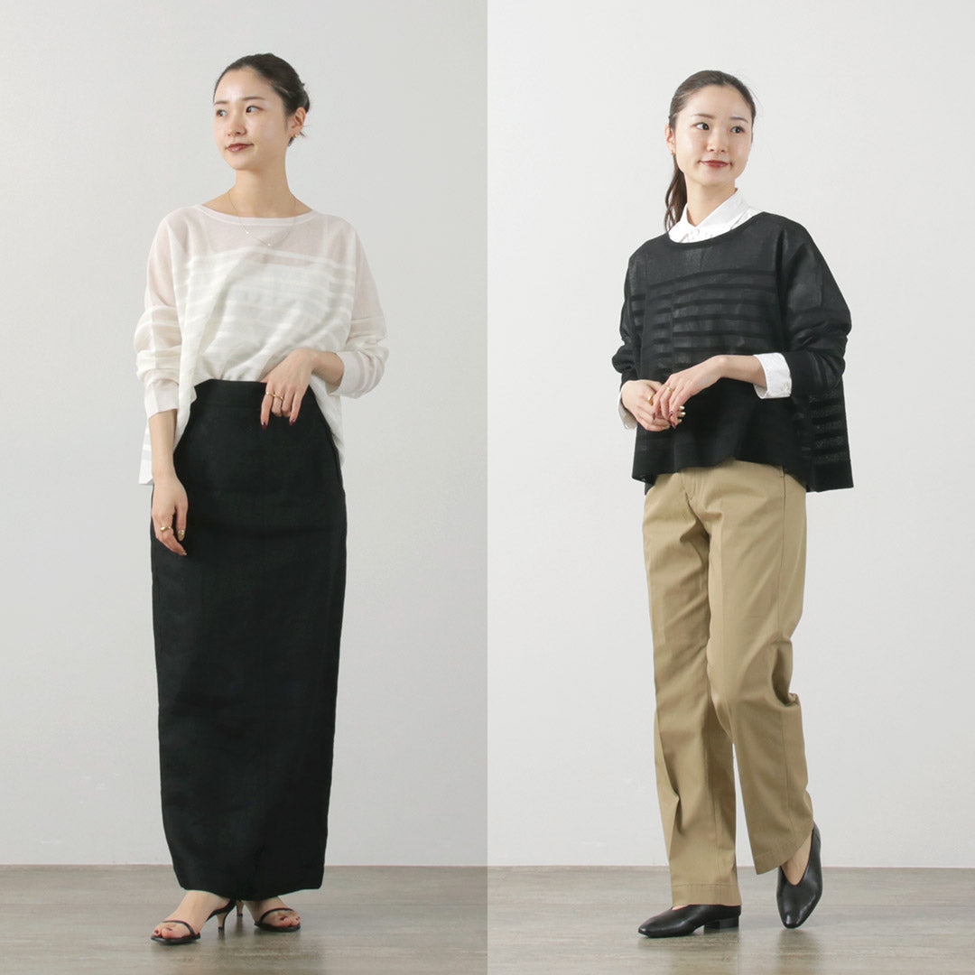 TRADITIONAL WEATHERWEAR(トラディショナル ウェザーウェア) BMB ニット シアー バスクシャツ