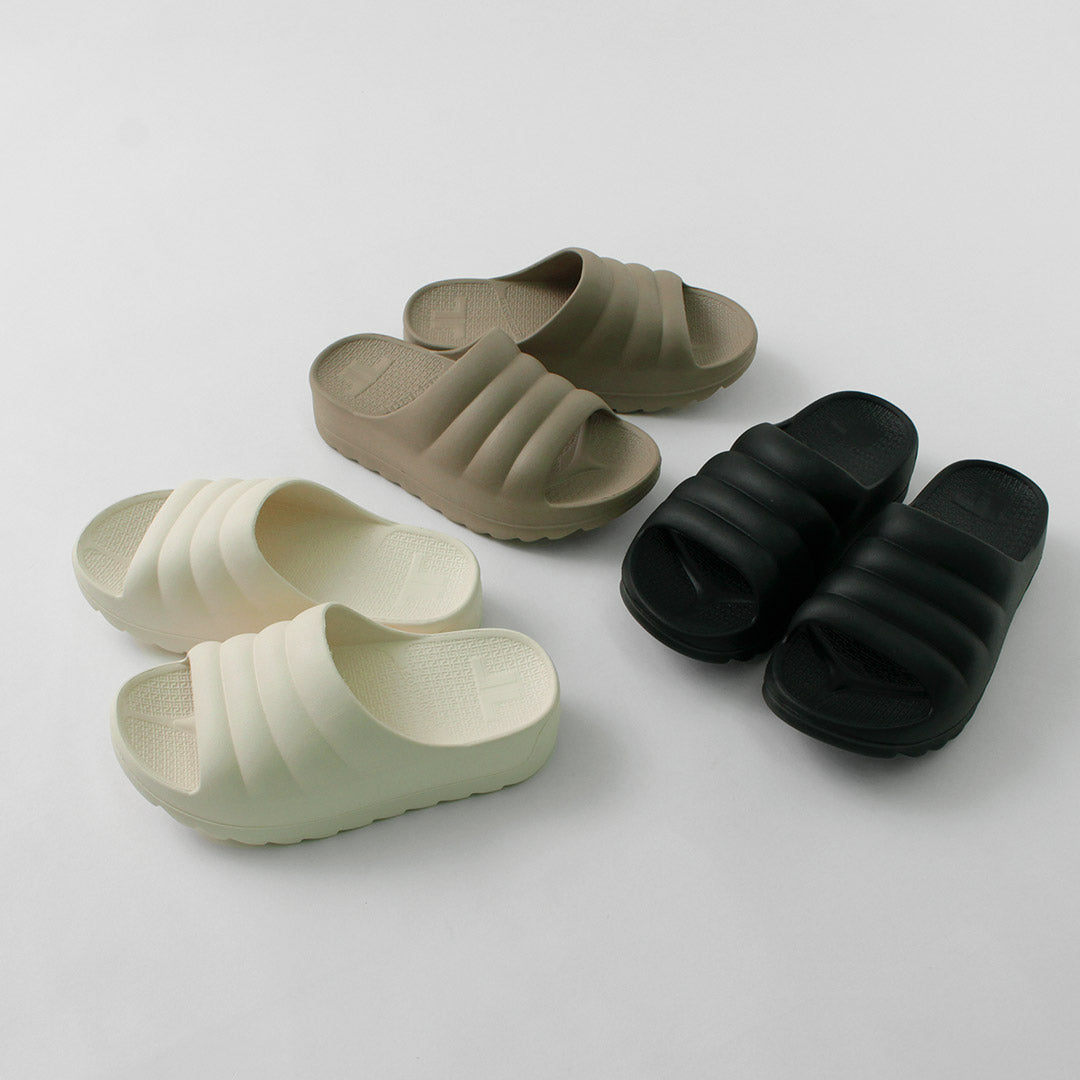 【30%OFF】TELIC(テリック) ダブルクラウド リカバリー スライドサンダル シャークソール