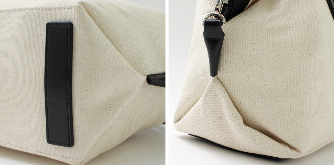 【30%OFF】YAHKI(ヤーキ) レザーパイピング キャンバス ボストンバッグ