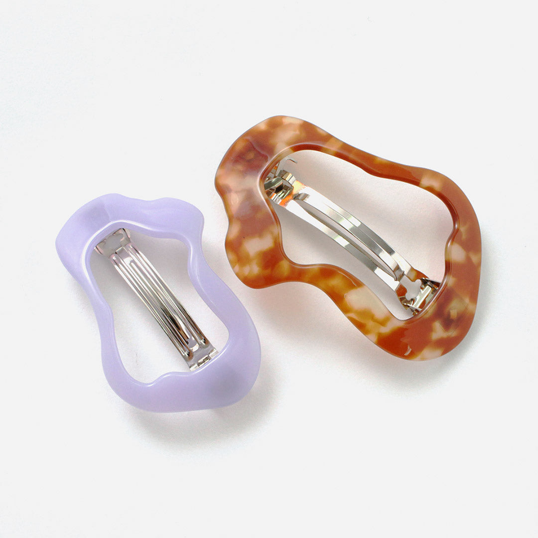 TRESSE(トレス) MANON 2サイズ ウェーブ バレッタ