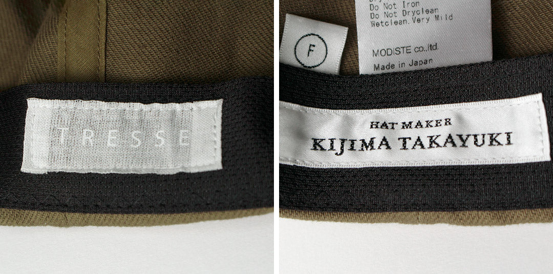 TRESSE(トレス) KIJIMA TAKAYUKI×TRESSE リボン キャップ