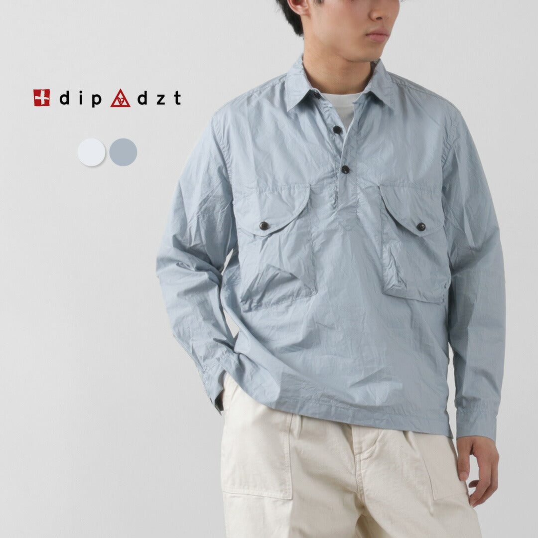 【50%OFF】DIP/DZT(ディップ/ディーゼットティー) プルオーバーシャツ ロングスリーブ