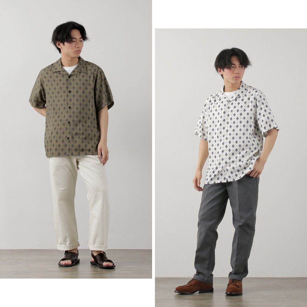 WAX LONDON(ワックスロンドン) ディドコット ショートスリーブシャツ ディトシータイル
