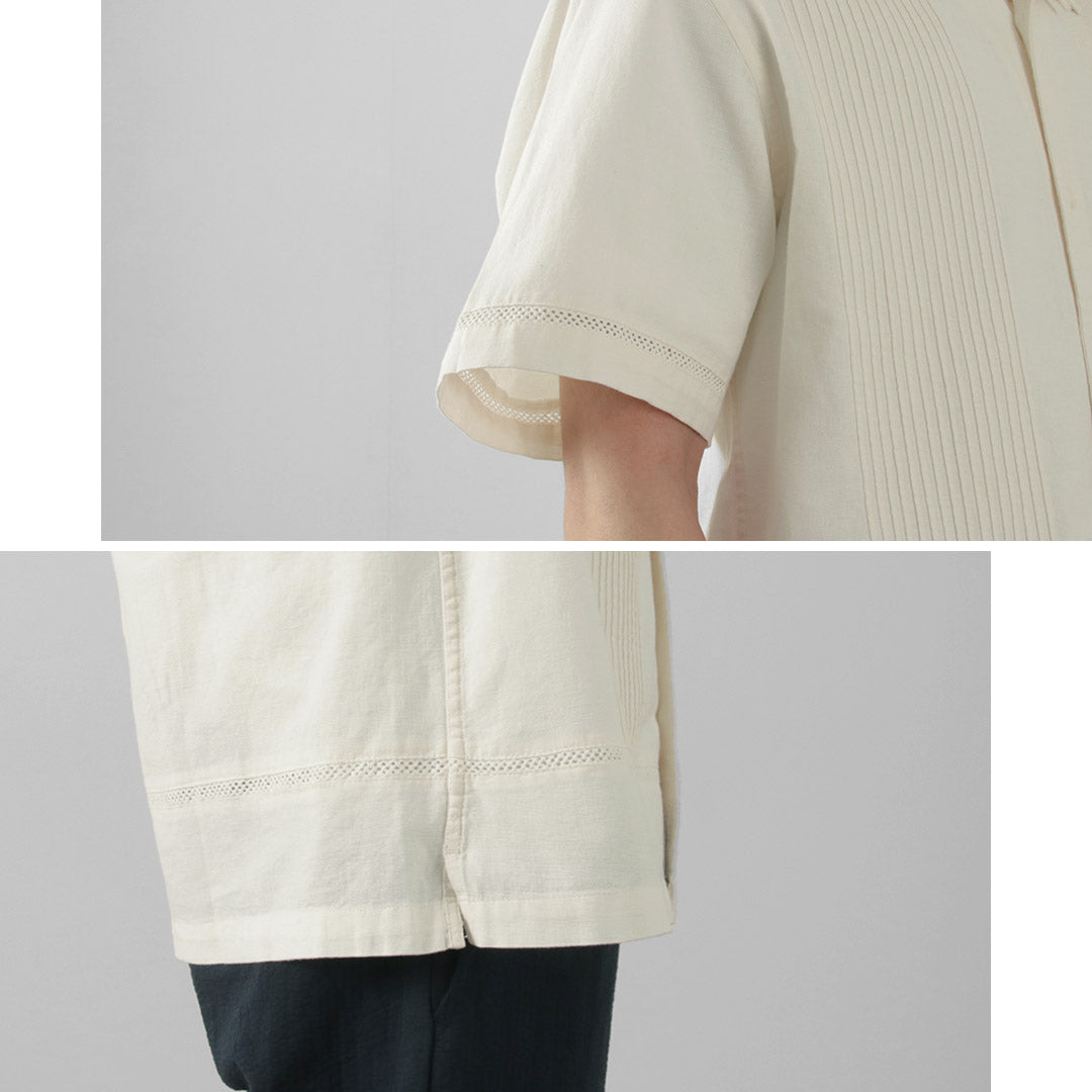 WAX LONDON(ワックスロンドン) ニュートン ピンタックシャツ