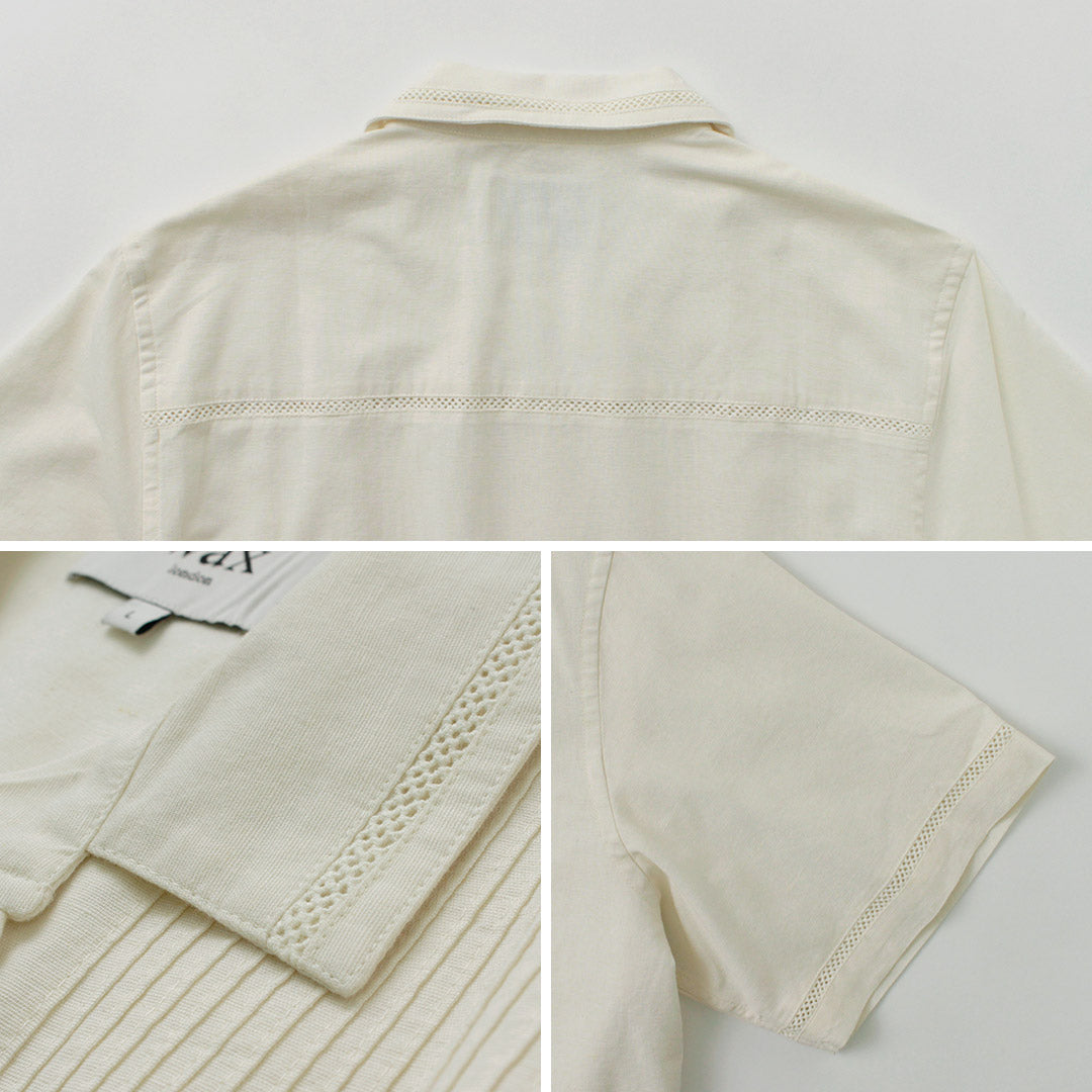 WAX LONDON(ワックスロンドン) ニュートン ピンタックシャツ