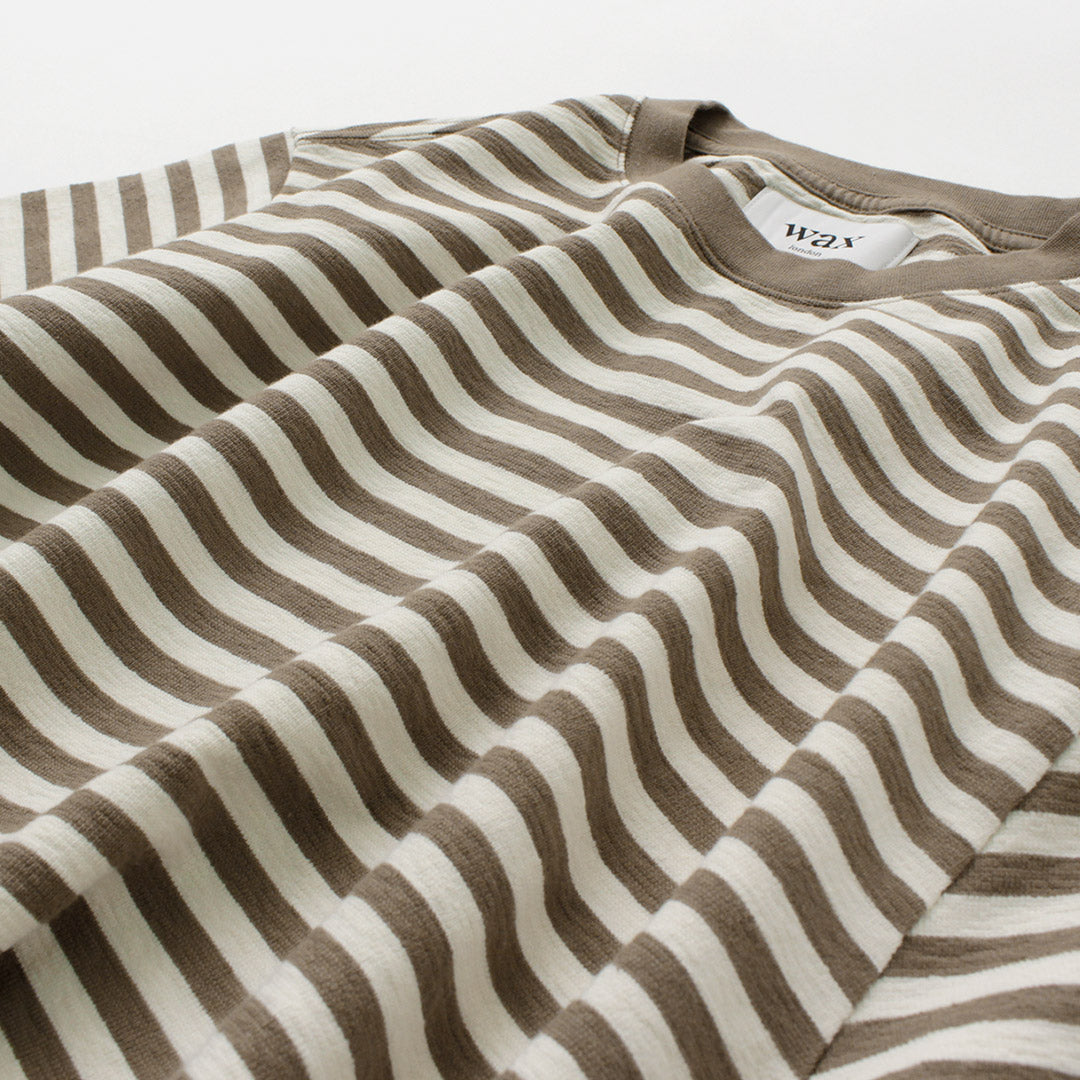 WAX LONDON(ワックスロンドン) ディーン ショートスリーブ ボーダーTシャツ ジョルトストライプ