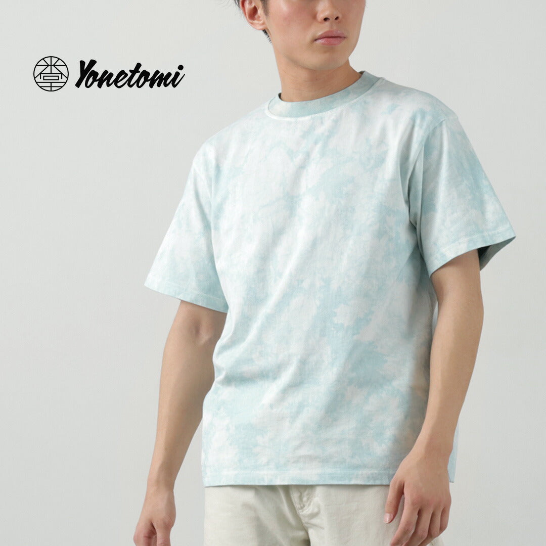 YONETOMI NEW BASIC(ヨネトミニューベーシック) Yonetomi×Watanabe’s ガーメントダイ Tシャツ