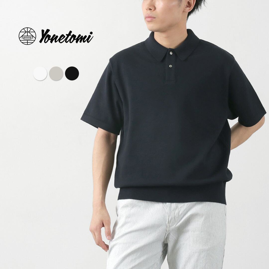 YONETOMI NEW BASIC(ヨネトミニューベーシック) ライトウェーブ コットンニット PO