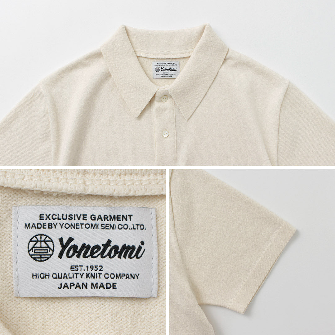 YONETOMI NEW BASIC(ヨネトミニューベーシック) ライトウェーブ コットンニット PO