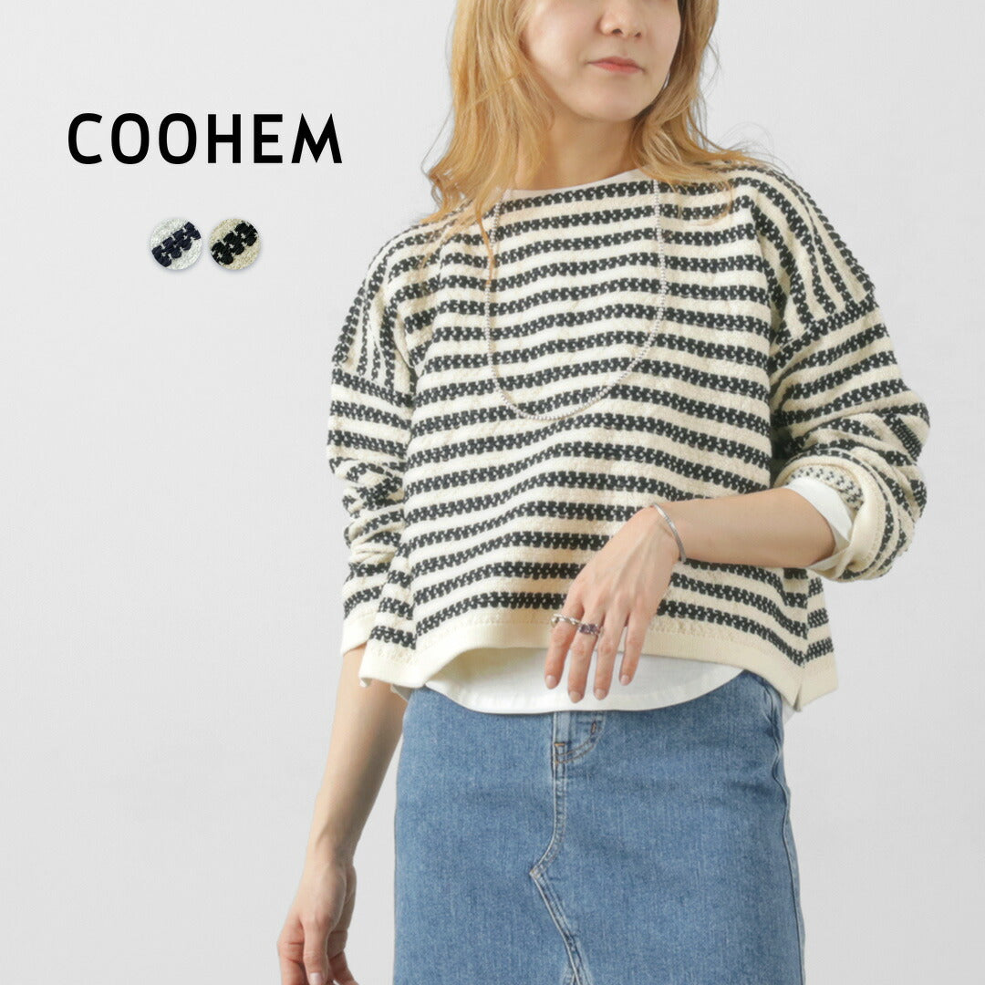 【20%OFF】COOHEM(コーヘン) バスク ツイード プルオーバー