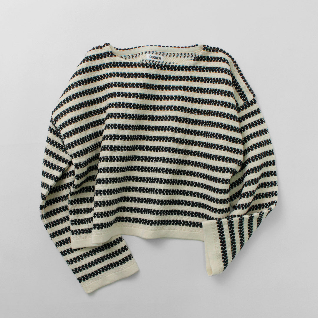 【20%OFF】COOHEM(コーヘン) バスク ツイード プルオーバー