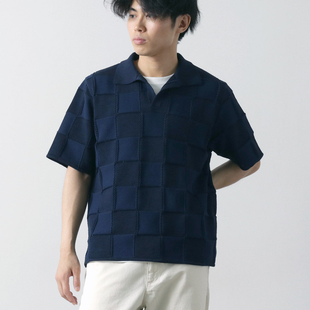 【50%OFF】COOHEM(コーヘン) リンクス チェック ニットPO