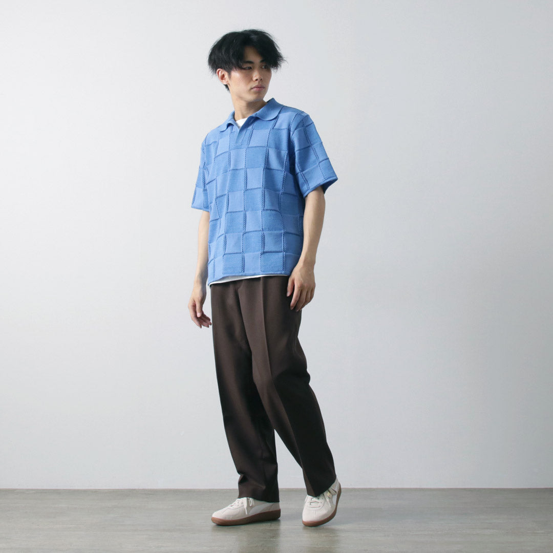 【50%OFF】COOHEM(コーヘン) リンクス チェック ニットPO