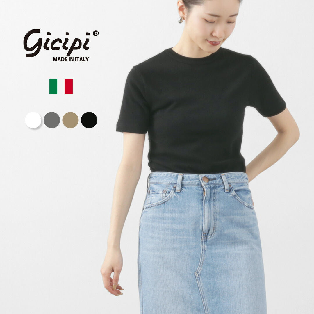 GICIPI(ジチピ) クリスターッロ クルーネックTシャツ