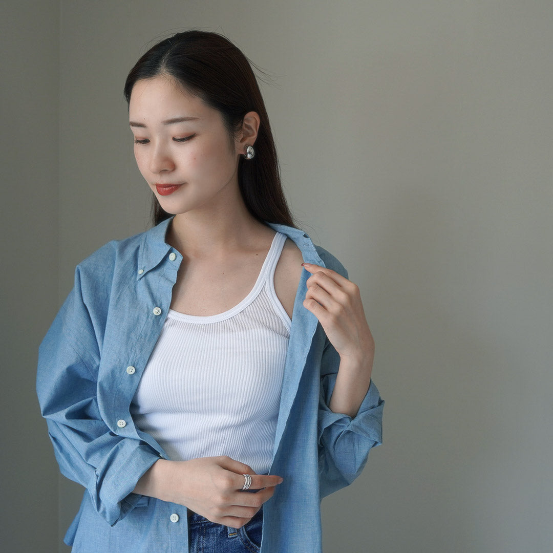 【30%OFF】GICIPI(ジチピ) トゥルケーゼ リブキャミソール